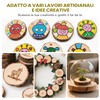 18 Dischi di Legno, Tronchetti da 7-8 cm per Decorazioni