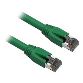 Cat.8 S/FTP Ethernet Network Cable 2GHz 40G Green (10ft)