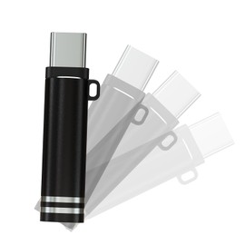 Portable Type-C Cell Phone Port Lighter, Electric Lighter, Portable Lighter, Pocket Lighter, Outdoor Emergency use