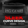 JAG GEARS Weight Lifting Belt | Adjustable Neoprene Powerlifting Belt