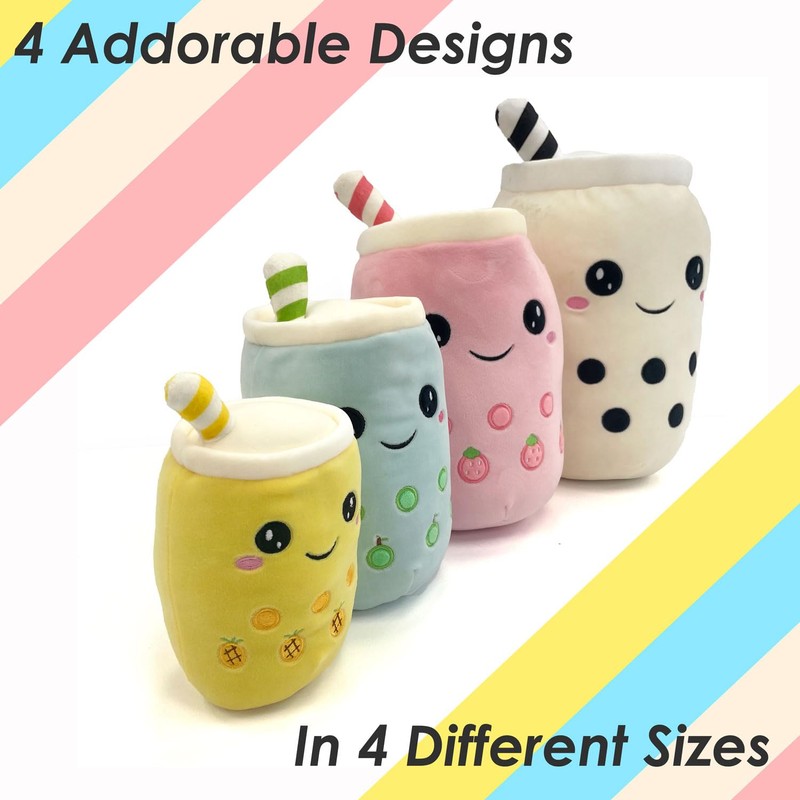 VFM - Boba Tea Soft Toy White Bubble Tea Plush