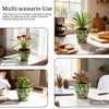 VOREEN Mosaic Terracotta Flower Pot with Ladybug Design, Drainage Hole,
