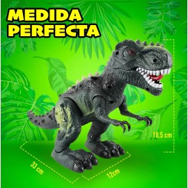 J.H COMPANY Tiranosaurio Dinosaurio Juguete Luces Sonido Y Movimientos
