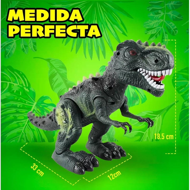 J.H COMPANY Tiranosaurio Dinosaurio Juguete Luces Sonido Y Movimientos