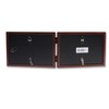 Lawrence Frames Hinged Double (Horizontal) Walnut Wood Picture Frame, Gallery