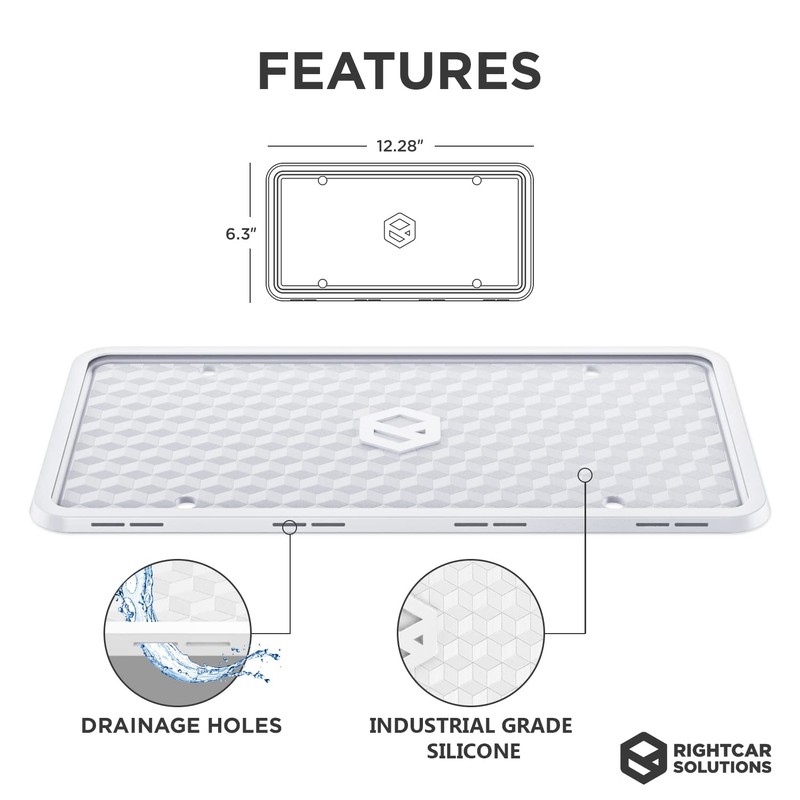 Rightcar Solutions Silicone License Plate Frame | The Original Premium
