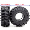 HOBBYSOUL 1.0 Crawler Tires 58mm Tall 1.0'' Mud Slingers Super