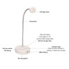 Gooseneck LED Nail Lamp UV 3 Light Chips Rechargeable Nail