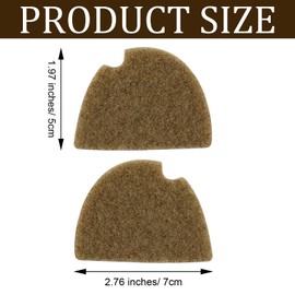 Soulchen 2 Pairs Hook & Loop Deck Set Tactical Headset Hook Loop Patches Compatible with Peltor Comtac Headset