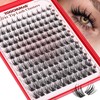 TOOCHUNAG Wispy Eyelash Clusters Manga Lashes Extensions 10-16mm Cluster Lashes
