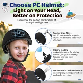 Vvinca Toddler Kids Bike Helmet for Ages 1-2-3-4-5-6-7-8 Years with DIY Stickers, Kids Helmet for Multi-Sport Skateboard Scooter Roller Skating Adjustable Birthday Gift for Child Girls Boys Safety