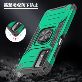 Redmi Note10 Pro Case with Ring, Shockproof, Shock Absorption, US Military MIL Standard Certified, Lens Protection, TPU + PC with Ring, Anti-Fingerprint, Compatible with Car Holder, Stand Function,