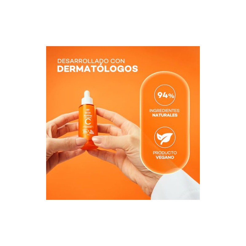 Darrow Actine Serum Facial Vitamina C y Niacinamida Iluminador, 30ml