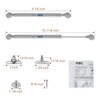 2 Pack Soft Close Toy Box Hinges for Heavy Curved,