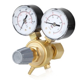 SWAWIS Pressure Regulator Argon Pressure Regulator for Argon/CO2 Protective Gas MIG MAG TIG TIG Welding Machine 315Bar Bottle Connection W21.8 x 1/14 Inch Pressure Regulator Argon Gas Pressure