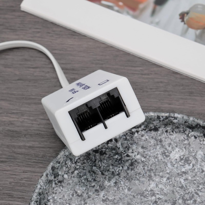 Create idea 2pcs ADSL Filter Splitter Suitable for Telephone Line