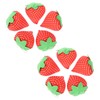 Gadpiparty 10Pcs Strawberry Cushion Compact Sewing Pin Cushions Practical Sewing