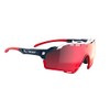 RUDYPROJECT SP633847-CZ00 Sunglasses, Cut Line, Blue, Navy, Multi Laser Red,