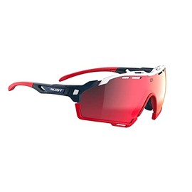 RUDYPROJECT SP633847-CZ00 Sunglasses, Cut Line, Blue, Navy, Multi Laser Red, Weight: 1.2 oz (36 g)