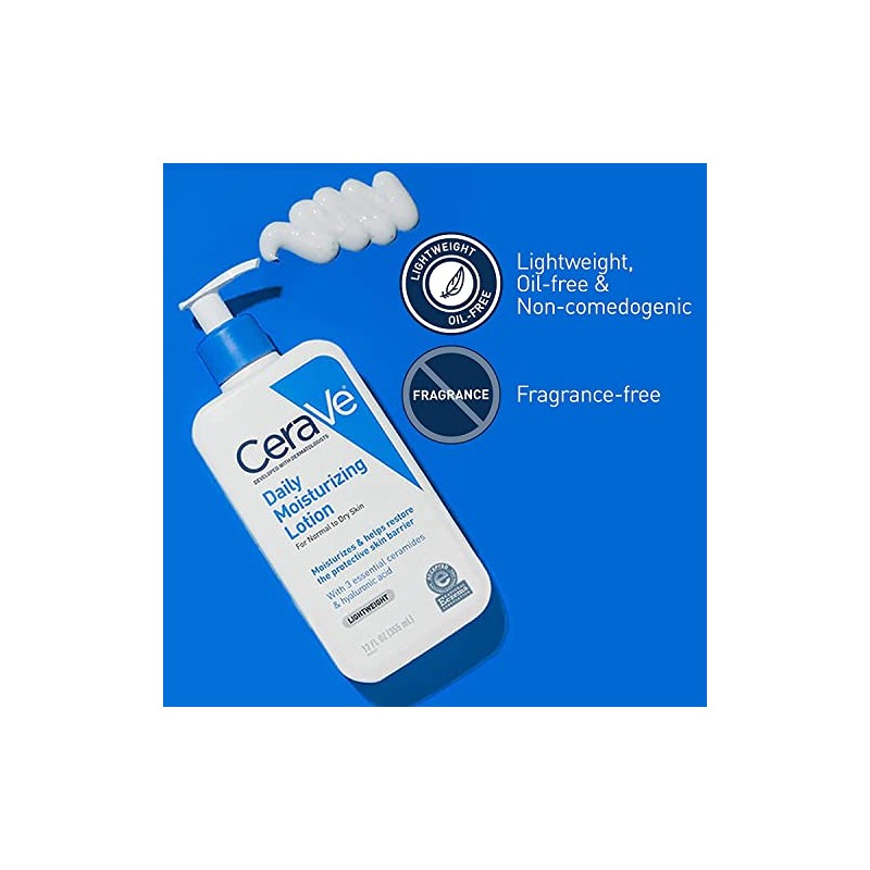CeraVe - Loción humectante de 12 oz (paquete de 3)