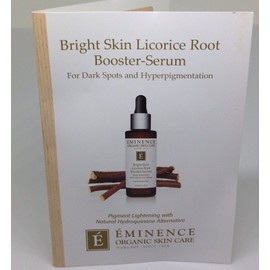 EMINENCE BRIGHT SKIN LICORICE ROOT BOOSTER-SERUM 6 PACKS DARK SPOTS ORGANIC
