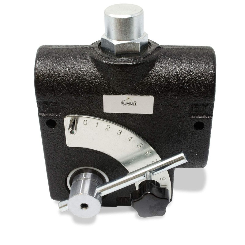 Hydraulic Adjustable Variable Flow Control Valve w/Relief, 0-30 GPM, #12
