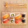 OBYJCA Sushi Mat Bamboo, Natural Bamboo Sushi Rolling Mat Sushi