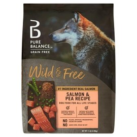 FYNORI Wild & Free Salmon & Pea Recipe Dry Dog Food, Grain-Free, 11 Lbs, with Added Vitamins, Minerals, and Other Trace Nutrients, Supports Muscle, Digestion, Heart, and Coat Health