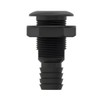SEAFLO 1”, Black (1-Pack) Thru Hulls Fitting Thru-Hull with Check