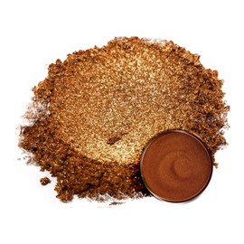 Eye Candy Premium Mica Powder Pigment "Bronze" (25g) Multipurpose DIY Arts and Crafts Additive | Woodworking, Epoxy, Resin, Natural Bath Bombs, Paint, Soap, Nail Polish, Lip Balm (Bronze, 25G)