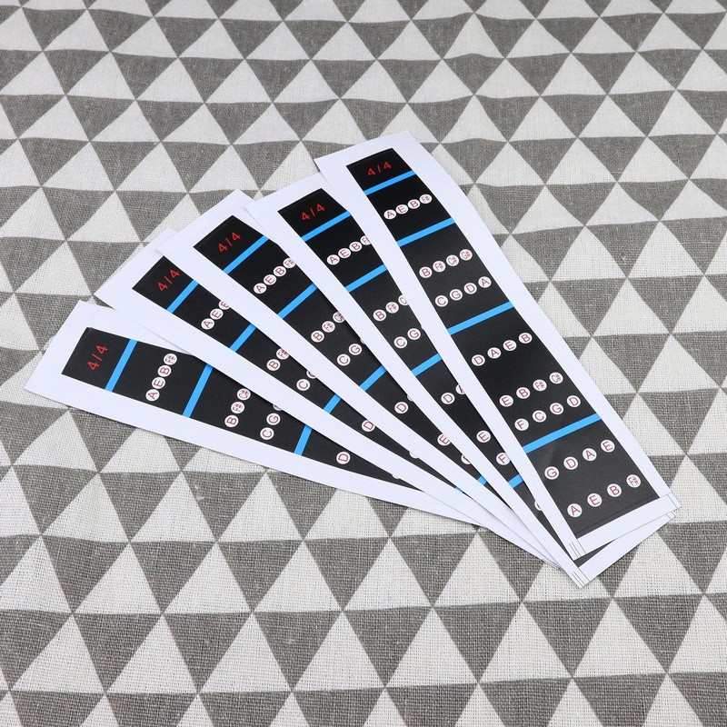 VGOL Pack of 5 Violin Fingerboard Stickers Exercise Finger Guide