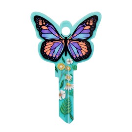 Lucky Line Key Shapes, Butterfly, House Key Blank, KW1/11, 1 Key (B147K) Kwikset