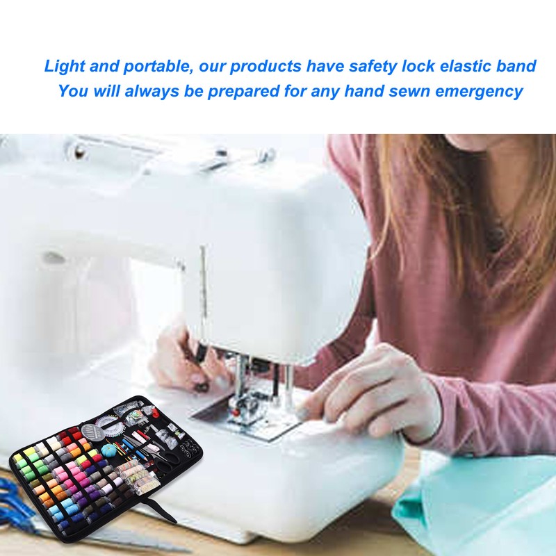 200Pcs Sewing Kit Completed Quickly Portable Travel Tools Complete Accessories