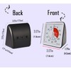 Bell Bind Cute 60-Minute Visual Timer, Classroom Countdown Clock, Silent