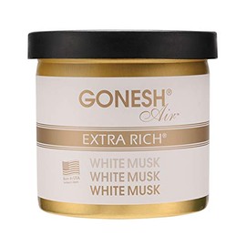GONESH Gel Air Freshener (Standing Air Freshener) White Musk (Shampoo Scent) 3.5 oz (100 g)