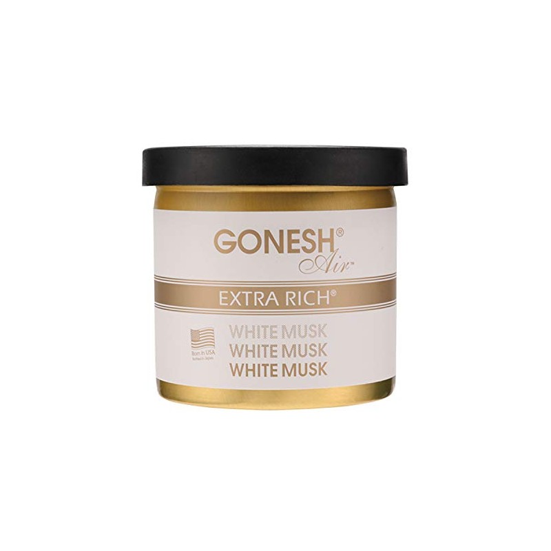 GONESH Gel Air Freshener (Standing Air Freshener) White Musk (Shampoo