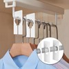 Wardrobe Dividers, 10 Pcs Closet Rack Dividers White Rectangular Plastic