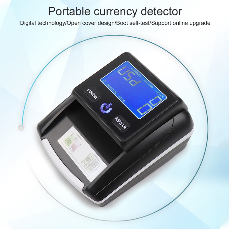 Banknote Detector Small Portable Convenient Digital Technology Intelligent Money Counter