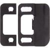 Stone Harbor Hardware Adjustable Strike Plate, Matte Black