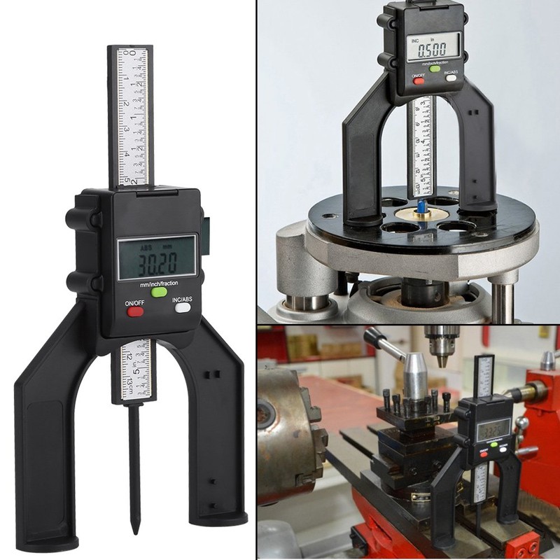 0-80mm Digital Height Gauge Woodworking Depth Gauge with Digit Display