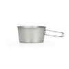 Belmont BM-426 Titanium Sierra Cup, Deep 350 Folding Handle (with