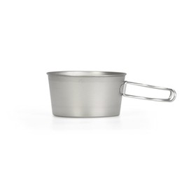 Belmont BM-426 Titanium Sierra Cup, Deep 350 Folding Handle (with Memory), Made in Japan
