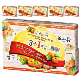 LG Household & Health Care Apricot Massage Soap, 100g, 24 pieces / LG생활건강 살구맛사지 비누, 100g, 24개
