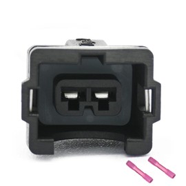 GROBARPART Fuel Injector Connector Wiring Harness Pigtail Plug Wire Fit for Ford 4.6L 5.0L 5.4L 5.8L - E150, E250, E350, F150, F250, F350, Mustang Replace# 0280150943