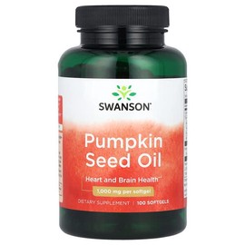 Swanson Vitamins, Pumpkin Seed Oil, 1,000mg, 100 Softgels / Swanson Vitamins (스완슨 비타민), 호박 씨오일, 1,000mg, 소프트젤 100정