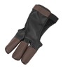 Archery Glove Finger Tab Accessories Three Finger Guard PU Leather