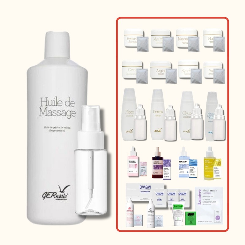 Genetic World Massage Oil 200ml 500ml Thincro Imudo Light Sample
