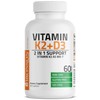 Bronson Vitamin K2 (MK7) with D3 Supplement Non-GMO Formula, Easy
