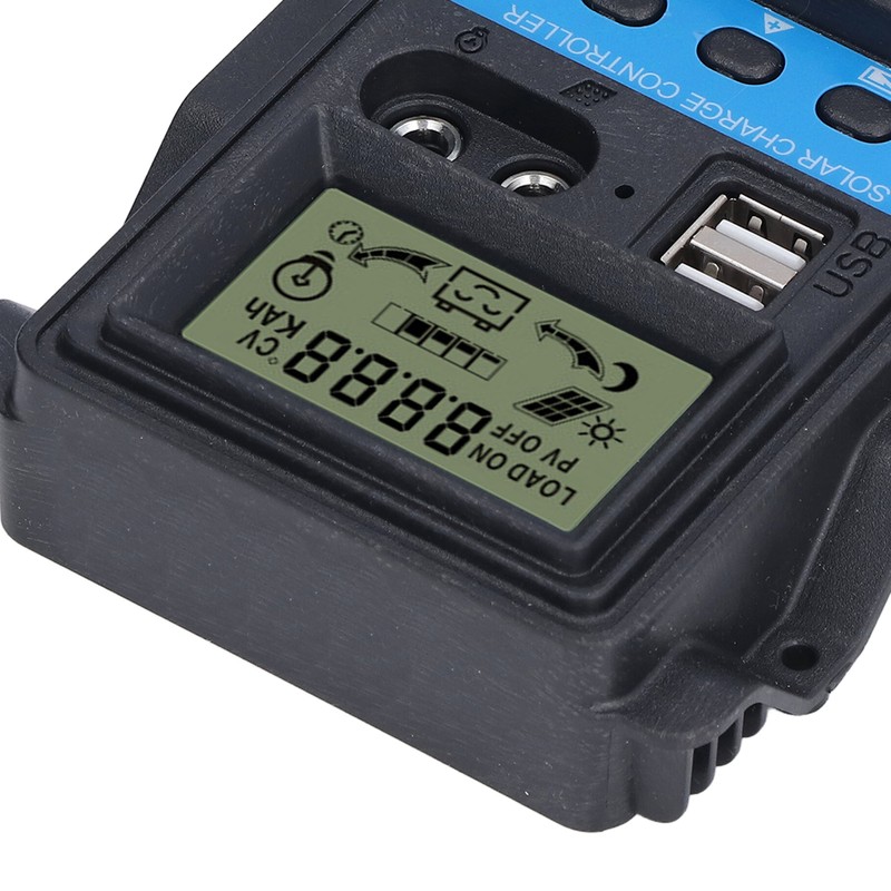 Solar Charge Controller LCD Display Dual USB 5V Output PWM