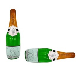 Inflatable Champagne Bottle 60cm Giant Blow Up Celebration Bottles Party Decorations Wedding Anniversary Birthday Stag Hen Night Prop Fancy Dress Party Accessories